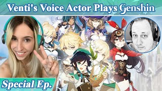 Ventis English Voice Actor plays GENSHIN IMPACT Special QampA Episode with Director Chris Faiella [upl. by Eidualc]