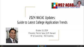 Latest College Admission News And NACAC Updates Part 1 collegeadmissions collegeprep [upl. by Dyche985]