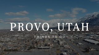 Provo Utah  Attractions amp Things To Do 4K HD Travel [upl. by Thursby]