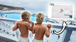 VOOR ZARA KIDS FOTOSHOOT IN PORTUGAL 🇪🇸 T5OU 450 spanje emigratie [upl. by Ahsinac]