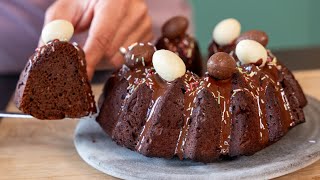 Gâteau de Pâques au chocolat sans beurre à la carotte texture incroyable [upl. by Eimoan75]