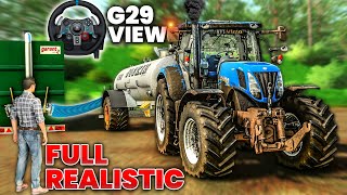 Farming Simulator 19 mais ULTRA REALISTE Epandage de lisier avec le Manure System [upl. by Sihun]