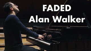 FADED  Alan Walker Piano cover by Oskar Roman [upl. by Naillil]