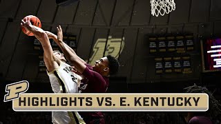 E Kentucky at Purdue  Highlights  Big Ten Mens Basketball  Dec 29 2023 [upl. by Shanks]