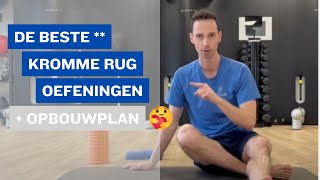 De Beste Kromme Rug Oefeningen voor je Middenrug 👏🏅 [upl. by Slifka]