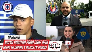 FUTBOL DE ESTUFA Nuevo portero para Cruz Azul Altas en Chivas y bajas en Pumas UNAM  SportsCenter [upl. by Bradly]