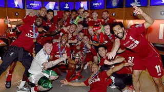 Inside the dressing room for Liverpools Champions League winning celebrations [upl. by Essilem]