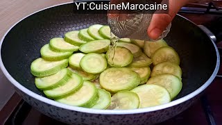 Prenez Courgette et Faites Cette Délicieuse Recette Facile à la Poêle 5min 🔝👌 Zucchini Pan Recipe [upl. by Anirok485]