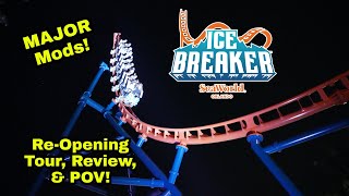 SeaWorld Orlando Ice Breaker ReOpens With MAJOR Modifications 31123 Tour Review amp POV [upl. by Necyrb673]