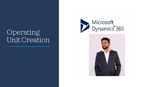 dynamics365  d365 Operating Units microsoft dynamics365community [upl. by Thetis602]