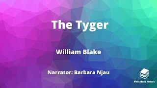 The Tyger Poem By William Blake  Summary  Themes  Analysis  Structure  Explanation  Notes PDF [upl. by Martens]