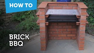 How to build a brick barbecue [upl. by Vasiliu]