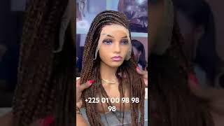 GLUELESS BRAIDS  TRESSES SANS COLLE wiginstall wigmaker gluelesswig beauty [upl. by Narrat]