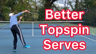 4 Tips For Better Topspin Serves Tennis Technique Explained [upl. by Marcie26]