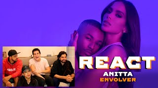 react ANITTA  ENVOLVER Official Music Video 🔥 reagindo [upl. by Balliol]