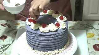 How to Assemble and Decorate our Purple Yam Cake [upl. by Loomis500]