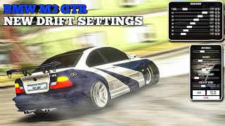 New Drift Settings for BMW M3 GTR Gearbox Suspension and more  Car Parking Multiplayer [upl. by Yeldahc]