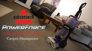 Bissell PowerForce Power Brush Pet XL Carpet Shampooer [upl. by Nilram]