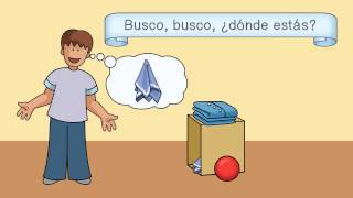 Pañuelito Short Spanish childrens song for prepositions of location [upl. by Atikim]