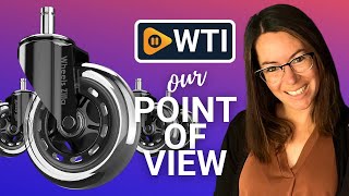 Wheels Zilla Office Chair Caster Wheels  POV  Would you buy it [upl. by Coffee637]