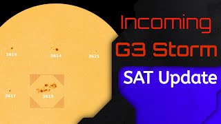 G3 Solar Storm expected from massive CME Latest Space Weather update Saturday 3232024 [upl. by Derriey]