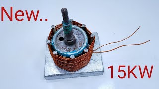 How to make free energy 250v direct current generator 15kw energy with 100 copper coil [upl. by Aciraj479]