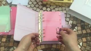 Kikki K Pink Lavender Planner amp Accessories Unboxing Haul [upl. by Supmart]