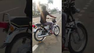 RX 100 ride WhatsApp status rx100 rider bike college life style crazy luxury karnataka vr [upl. by Einafets]