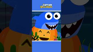 Hai Finger Familie 🦈shorts halloween kidssong nurseryrhymes [upl. by Nylevol]