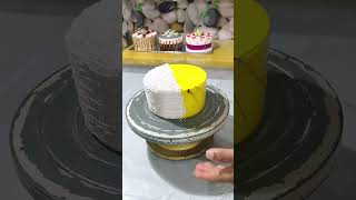 Pineapple Cake Recipe  Multi Colour shorts cake trending [upl. by Cortie]