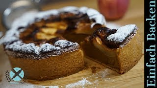 Apfel  Nougat Kuchen extrem saftig und lecker [upl. by Lianne]