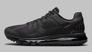 Nike Air Max 2013 quotTRIPLE BLACKquot [upl. by Legir]