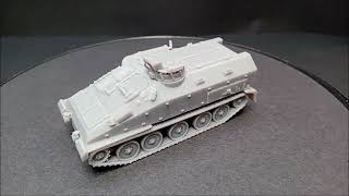 Badger 3D Prints 1 72 FV103 Spartan review [upl. by Eelarak]