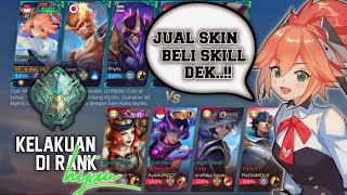 KELAKUAN DI RANK EPIC  MOBILE LEGENDS [upl. by Partan171]