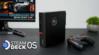 We Built The Smallest Steam Deck OS Gaming PC And It Has A GPU [upl. by Eelreveb]