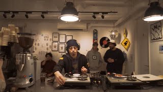 90s HIPHOP MIX vol2  VINYL ONLY  DJ DAHISHI  by MUSIC LOUNGE STRUT at Koenji Tokyo [upl. by Armil]