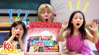 Family TASTE TESTS Japanese Snacks [upl. by Irtimd]