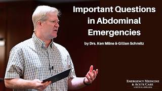 Important Questions in Abdominal Emergencies  The EM amp Acute Care Course [upl. by Jasmin]