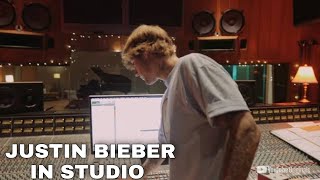 Justin Bieber In Studio [upl. by Henig]