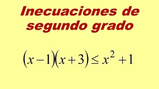 Desigualdades de segundo grado con paréntesis que se reducen a inecuaciones de primer grado [upl. by Anah152]