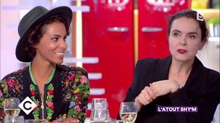 Amélie Nothomb et Shym au dîner  C à vous  01092017 [upl. by Eenor]