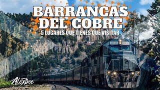 Top 5 Lugares para visitar en barrancas del cobre [upl. by Wisnicki]