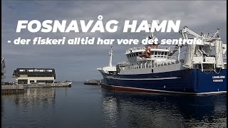 Fosnavåg Hamn  der fiskeri alltid har vore det sentrale [upl. by Milstone273]