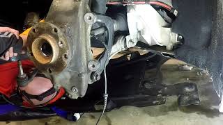 How to Change a BMW F10 Front CV Axle Shaft 528i xDrive [upl. by Aisats]