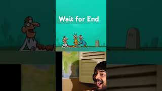 Wait for End 😂😂 comedy respect cartoon lamput funny memes trollface troling shorts [upl. by Akyeluz]