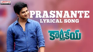 Prasnante Full Song With Lyrics  Karthikeya Songs  Nikhil Swati [upl. by Wenger]