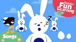 Sleeping Bunnies  Nursery Rhyme for Toddlers  Toddler Fun Learning [upl. by Atteniuq331]