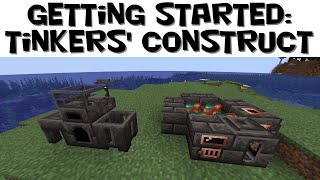 Getting Started with Tinkers Construct in Minecraft 118 [upl. by Korman]