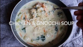 Chicken Gnocchi Soup  Olive Garden Copycat Recipe [upl. by Asertal]