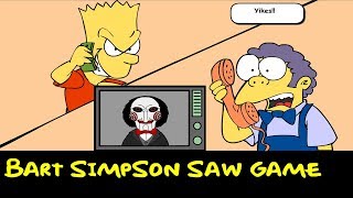 Bart Simpson Saw Game Walkthrough [upl. by Ailalue19]